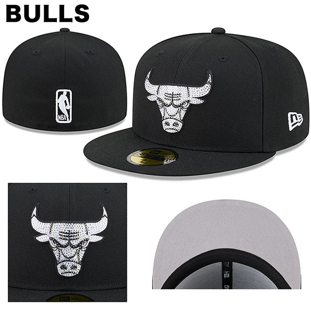 海外取寄 NBA ラインストーンロゴモデル ニューエラ キャップ 59FIFTY NBA RHINESTONE LOGO FITTED CAP