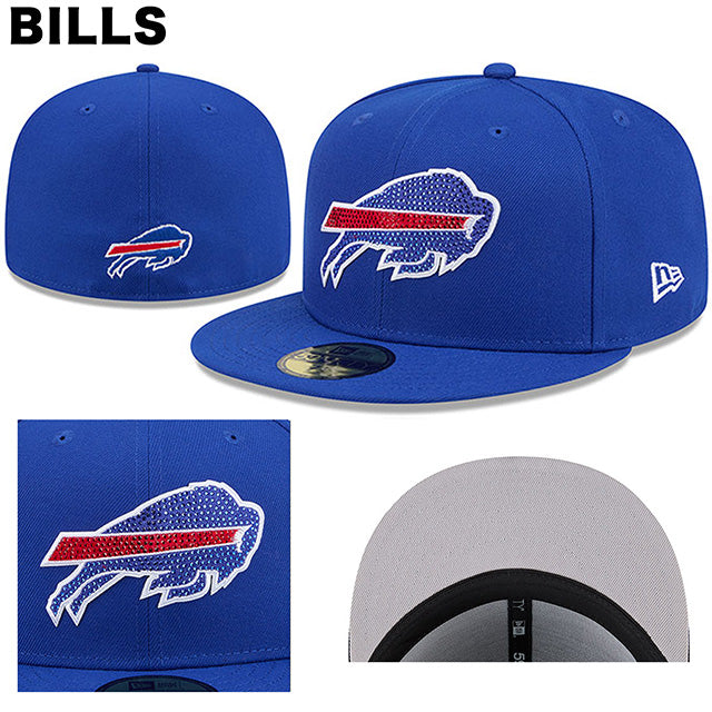 海外取寄 NFL ラインストーンロゴモデル ニューエラ キャップ 59FIFTY NFL RHINESTONE LOGO FITTED CAP