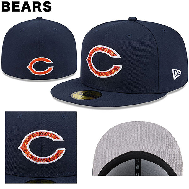 海外取寄 NFL ラインストーンロゴモデル ニューエラ キャップ 59FIFTY NFL RHINESTONE LOGO FITTED CAP