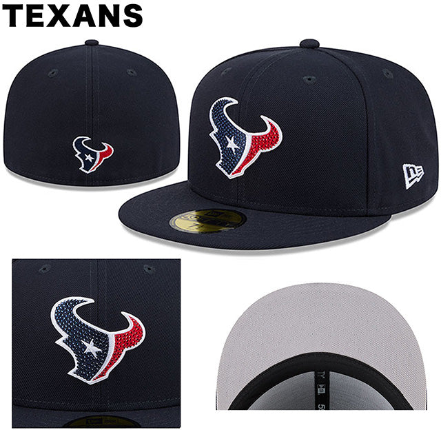海外取寄 NFL ラインストーンロゴモデル ニューエラ キャップ 59FIFTY NFL RHINESTONE LOGO FITTED CAP