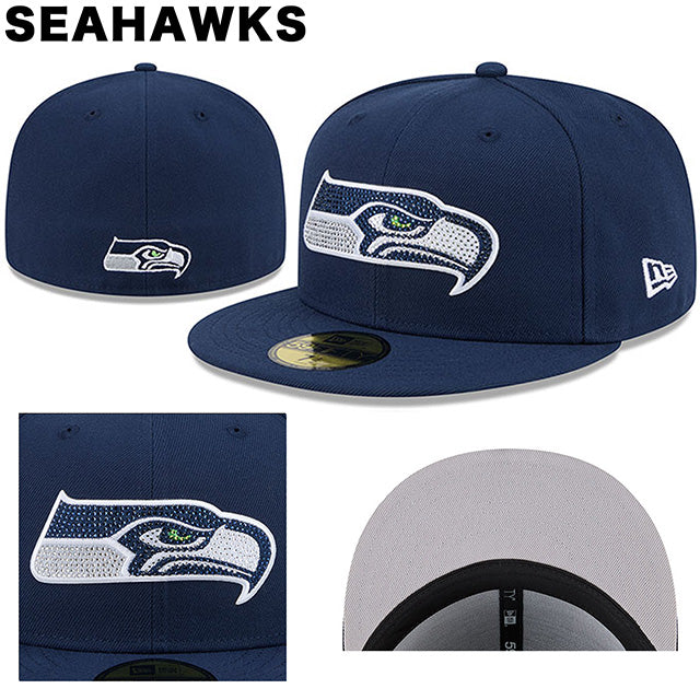海外取寄 NFL ラインストーンロゴモデル ニューエラ キャップ 59FIFTY NFL RHINESTONE LOGO FITTED CAP