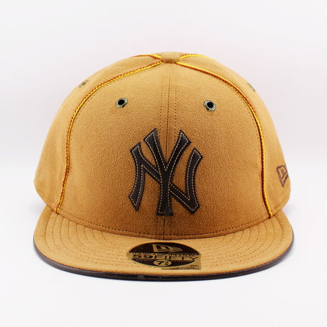 (DEAD STOCK) ニューエラ キャップ 59FIFTY ニューヨーク ヤンキース MLB DABU FITTED CAP CAMEL