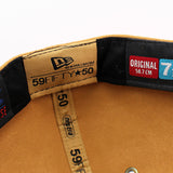 (DEAD STOCK) ニューエラ キャップ 59FIFTY ニューヨーク ヤンキース MLB DABU FITTED CAP CAMEL