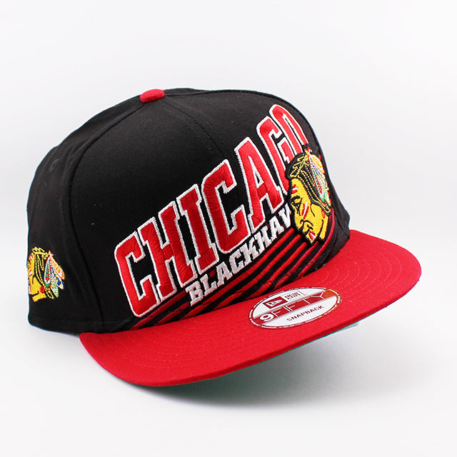 ニューエラ キャップ 9FIFTY スナップバック シカゴ ブラックホークス NHL STILL ANGLIN SNAPBACK CAP