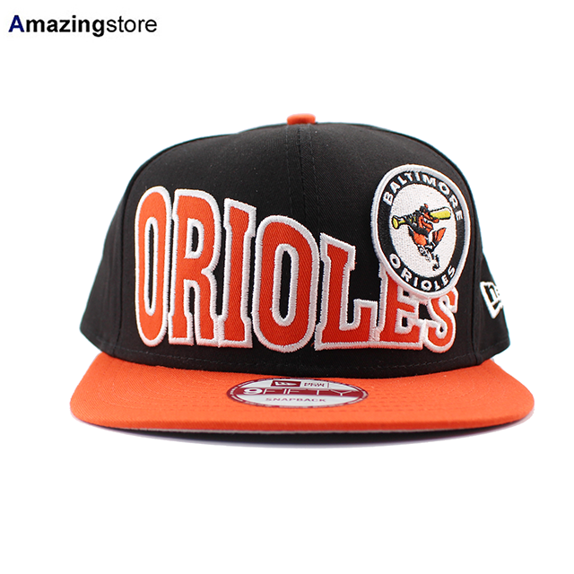 ニューエラ キャップ 9FIFTY スナップバック ボルチモア オリオールズ COOP STOKED SNAPBACK CAP BLACK-ORANGE