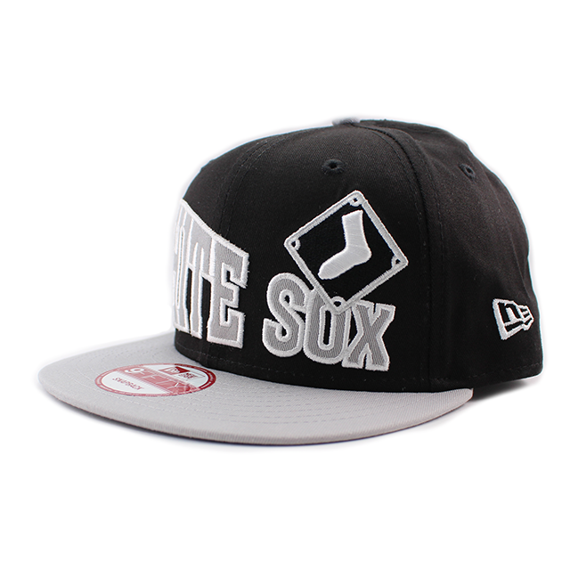 ニューエラ キャップ 9FIFTY スナップバック シカゴ ホワイトソックス STOKED SNAPBACK CAP BLACK-GREY
