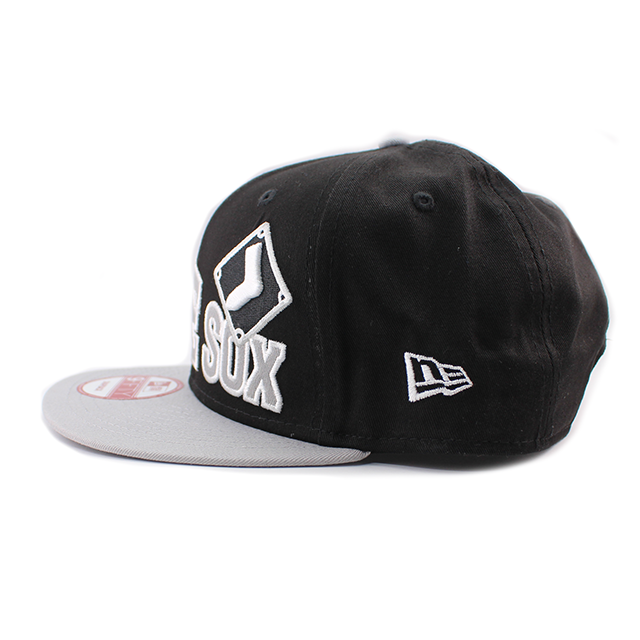 ニューエラ キャップ 9FIFTY スナップバック シカゴ ホワイトソックス STOKED SNAPBACK CAP BLACK-GREY