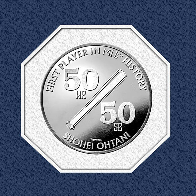 大谷翔平 シーズン50本塁打50盗塁達成記念モデル 海外取寄 コイン付額