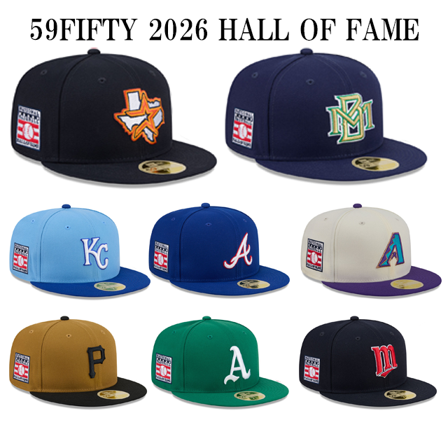 2026 MLB ホールオブフェイムモデル ニューエラ キャップ 59FIFTY 2026 MLB HALL OF FAME FITTED CAP