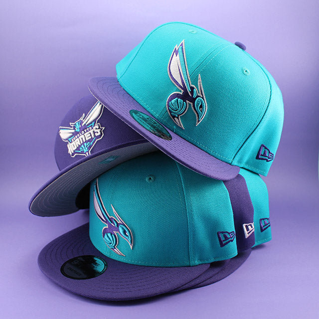 ニューエラ キャップ 9FIFTY スナップバック シャーロット ホーネッツ NBA TEAM BASIC SNAPBACK CAP PURPLE