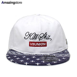 7ユニオン ストラップバック KILL SHIT STRAPBACK CAP WHITE-NAVY