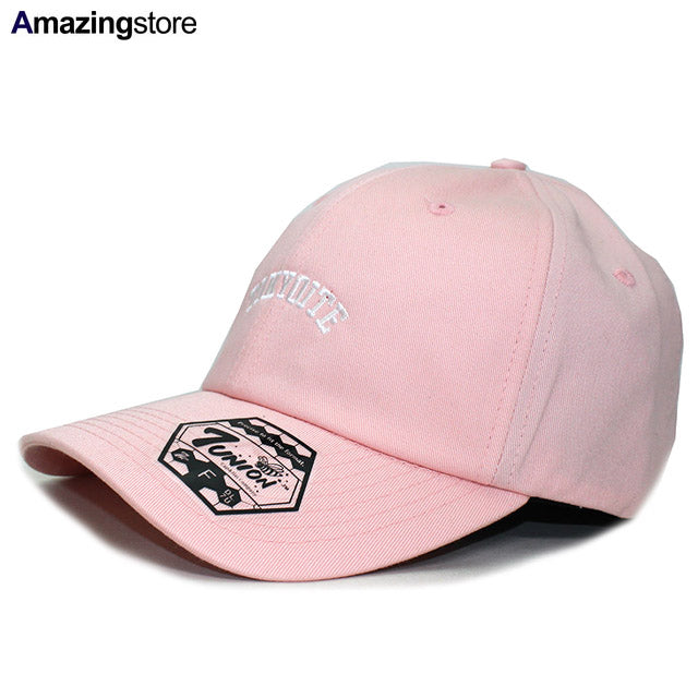 7ユニオン TOKYOITE BENT STRAPBACK CAP PINK