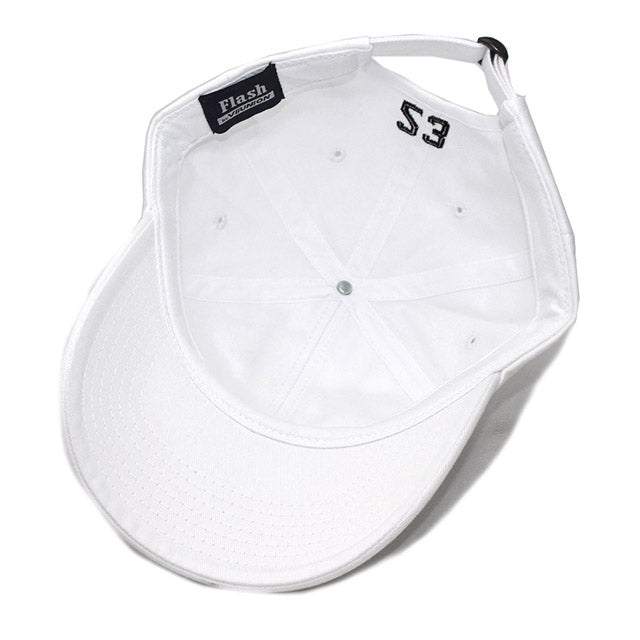 7ユニオン TOKYOITE BENT STRAPBACK CAP WHITE