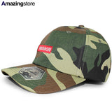 7ユニオン BOX ICON BENT STRAPBACK CAP WOODLAND CAMO