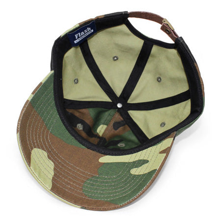 7ユニオン BOX ICON BENT STRAPBACK CAP WOODLAND CAMO