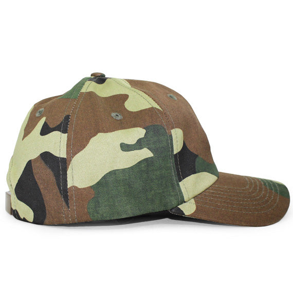 7ユニオン BOX ICON BENT STRAPBACK CAP WOODLAND CAMO