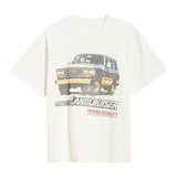 海外取寄 ID サプライ TOYOTA LAND CRUISER Tシャツ GRAPHIC COTTON T-SHIRT WHITE