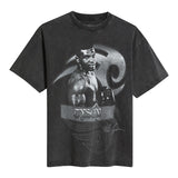マイク タイソンモデル 海外取寄 ID サプライ Tシャツ BANNER COTTON GRAPHIC T-SHIRT BLACK