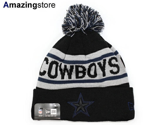 ニューエラ ダラス カウボーイズ NFL BIGGEST FAN KNIT BEANIE/BLK-GREY NEW ERA DALLAS COWBOYS