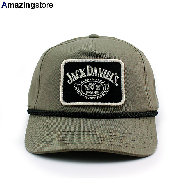 アメリカンニードル ジャック ダニエルズ スナップバック JACK DANIELS ROSCOE SNAPBACK CAP OLIVE