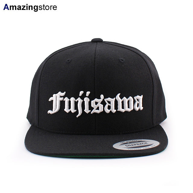JAPAN CITY-SERIES FUJISAWA OLD ENGLISH SNAPBACK CAP BLACK