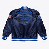JAY-Z ザ ブループリント25周年記念 海外取寄 ミッチェル＆ネス x ニューヨーク ヤンキース ジャケット JAY-Z30 THE BLUEPRINT SATIN FULL-SNAP JACKET NAVY
