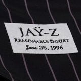 JAY-Z リーズナブル ダウト30周年記念 海外取寄 ミッチェル＆ネス x ニューヨーク ヤンキース ユニフォームジャージー JAY-Z30 REASONABLE DOUBT BASEBALL JERSEY BLACK