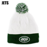 ニューエラ ニットキャップ ビーニー NFL FIRESIDE POM KNIT BEANIE CAP