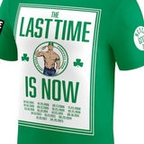 ジョン シナモデル 海外取寄 WWE AUTHENTIC Tシャツ FAREWELL TOUR 2025 BOSTON T-SHIRT GREEN