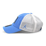 ジョーダンブランド メッシュキャップ ノースカロライナ ターヒールズ NCAA PRIMETIME CLUB TRUCKER MESH CAP LT BLUE