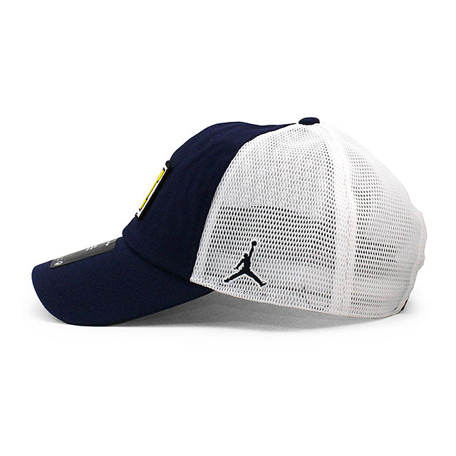 ジョーダンブランド メッシュキャップ ミシガン ウォルバリンズ NCAA PRIMETIME CLUB TRUCKER MESH CAP NAVY