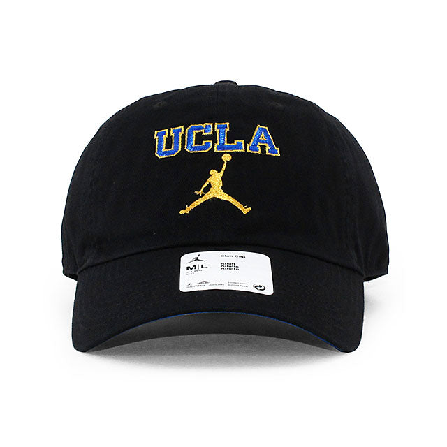 ジョーダン キャップ UCLA ブルーインズ NCAA SIDELINE TRI-GLIDE STRAPBACK CAP BLACK