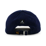 ジョーダン キャップ ミシガン ウォルバリンズ NCAA SIDELINE TRI-GLIDE STRAPBACK CAP NAVY