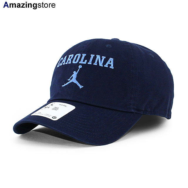 ジョーダンブランド キャップ ノースカロライナ ターヒールズ NCAA SIDELINE TRI-GLIDE STRAPBACK CAP NAVY