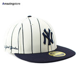 ニューエラ 59FIFTY ニューヨーク ヤンキース MLB 2T TEAM-BASIC LC LOW-CROWN FITTED CAP LP OFF WHITE STRIPE-NAVY