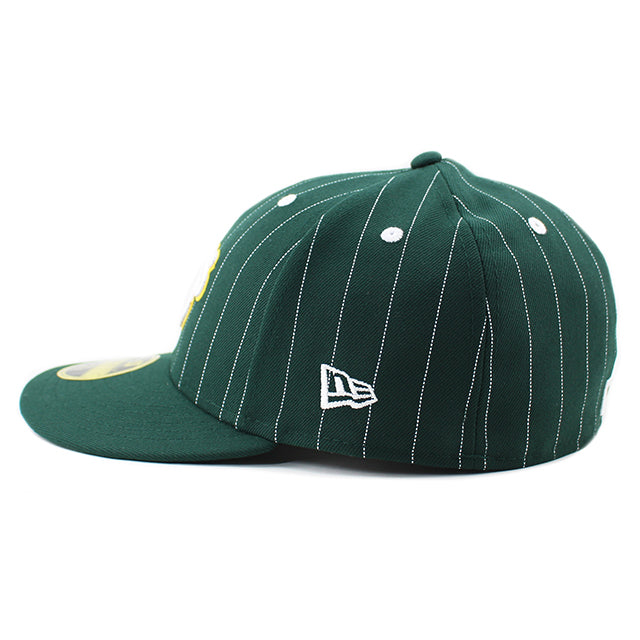 ニューエラ キャップ LP 59FIFTY オークランド アスレチックス MLB PINSTRIPE FITTED CAP GREEN