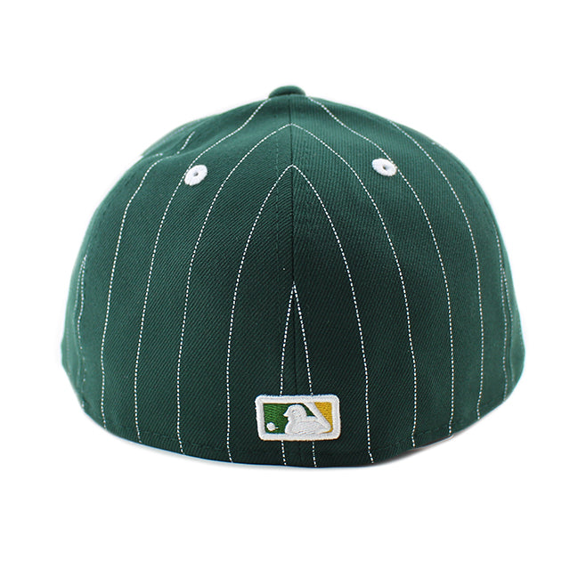 ニューエラ キャップ LP 59FIFTY オークランド アスレチックス MLB PINSTRIPE FITTED CAP GREEN