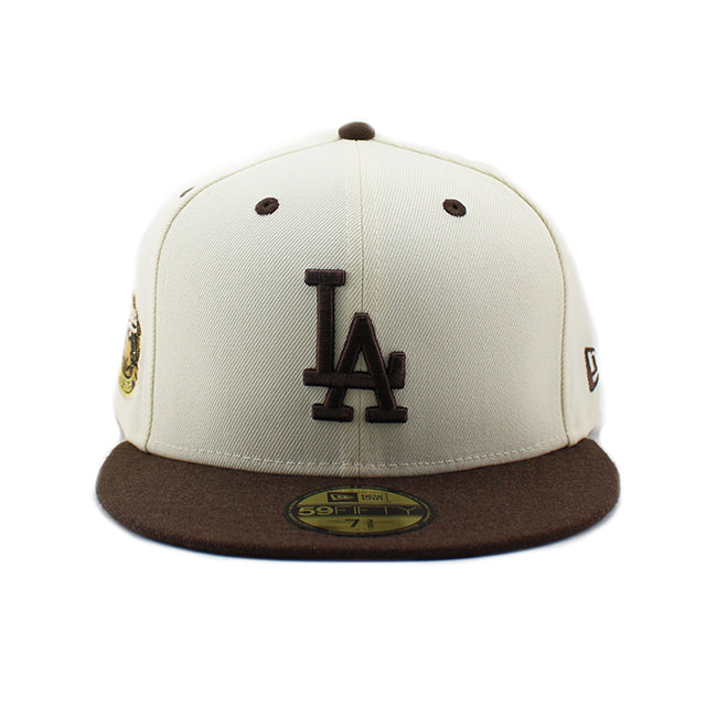 ニューエラ キャップ 59FIFTY ロサンゼルス ドジャース MLB WOOL VSR SP FITTED CAP CHROME-WALNUT