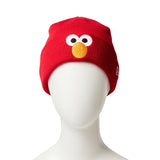 子供用 ニューエラ ニットビーニーキャップ セサミストリート YOUTH ELMO FACE BASIC CUFF KNIT BEANIE CAP RED