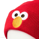 子供用 ニューエラ ニットビーニーキャップ セサミストリート YOUTH ELMO FACE BASIC CUFF KNIT BEANIE CAP RED