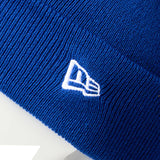 子供用 ニューエラ ニットビーニーキャップ セサミストリート YOUTH COOKIE MONSTER FACE BASIC CUFF KNIT BEANIE CAP BLUE