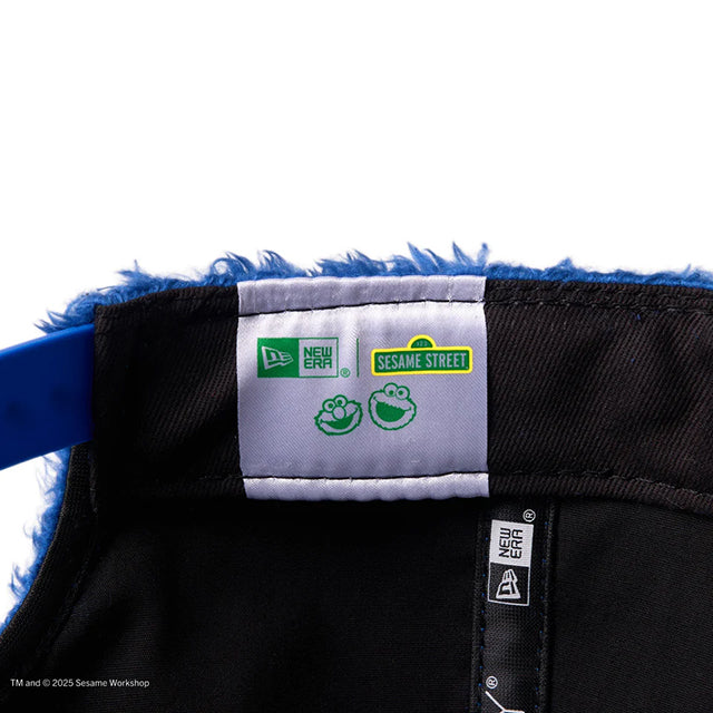 ニューエラ 9FIFTY キャップ セサミストリート COOKIE MONSTER FACE SNAPBACK CAP BLUE