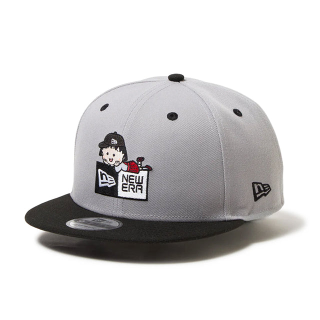 ニューエラ キャップ 9FIFTY ちびまる子ちゃん MARUKO BOX LOGO SNAPBACK CAP GREY