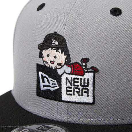 ニューエラ キャップ 9FIFTY ちびまる子ちゃん MARUKO BOX LOGO SNAPBACK CAP GREY