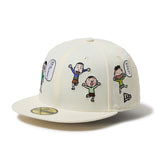 ニューエラ キャップ 59FIFTY ちびまる子ちゃん MARUKO ALL OVER FITTED CAP CREAM