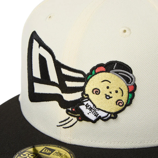 ニューエラ キャップ 59FIFTY コジコジ COJI-COJI BYUN FITTED CAP CREAM BLACK