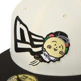 ニューエラ キャップ 59FIFTY コジコジ COJI-COJI BYUN FITTED CAP CREAM BLACK
