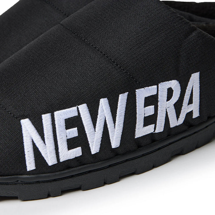 ニューエラ ルームシューズ ROOM SHOES WORDMARK BLACK