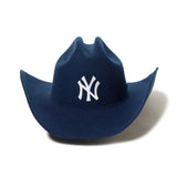 ニューエラ カウボーイハット ニューヨーク ヤンキース MLB COWBOYHAT WOOL FELT NAVY