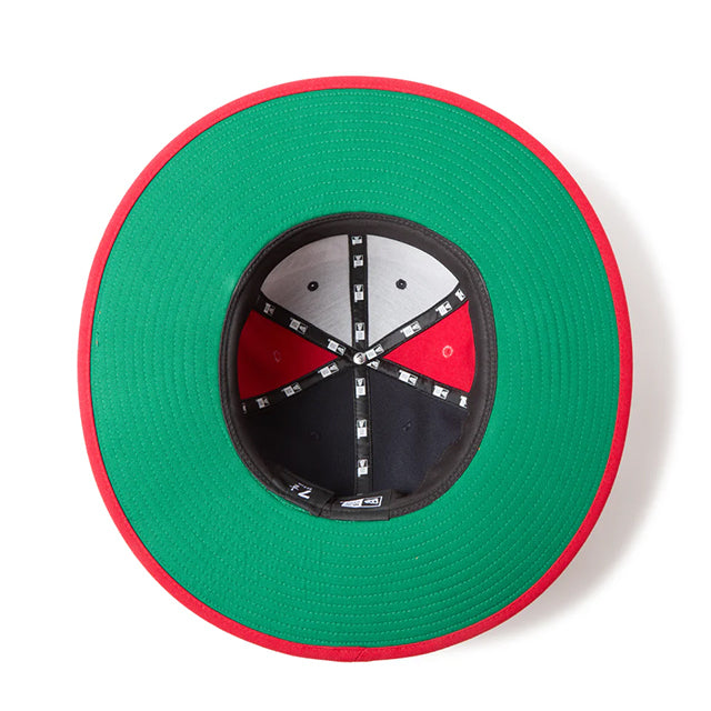 ニューエラ ロングブリムハット 近鉄 バファローズ NPB FITTED LONG BRIM HAT RED-WHITE-NAVY